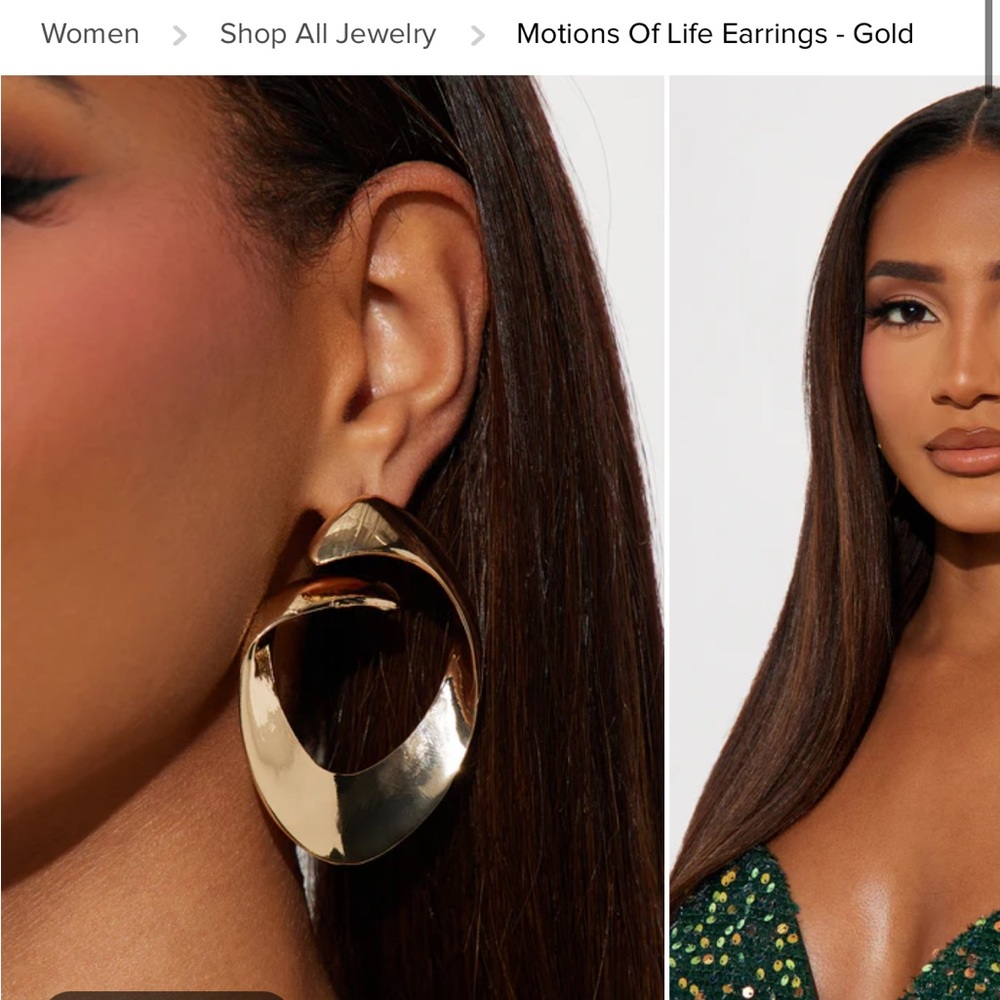 Gold Hoop Earrings